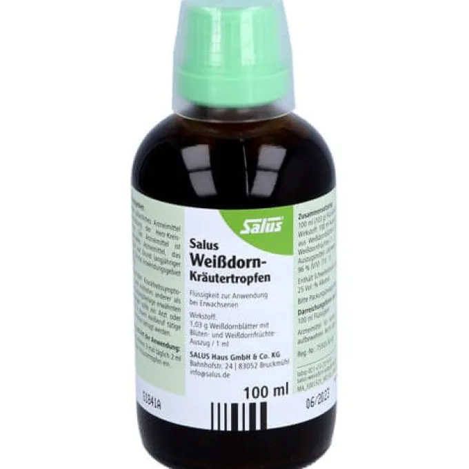 WEISSDORN KRÄUTERTROPFEN Salus 100 ml