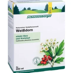 WEISSDORN SAFT Schoenenberger Heilpflanzensäfte 3X200 ml