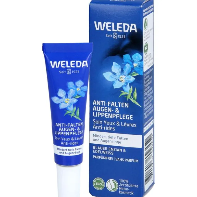 WELEDA Anti-Falten Aug.&Lippenpfl.bl.Enz.&Edelwei. 10 ml