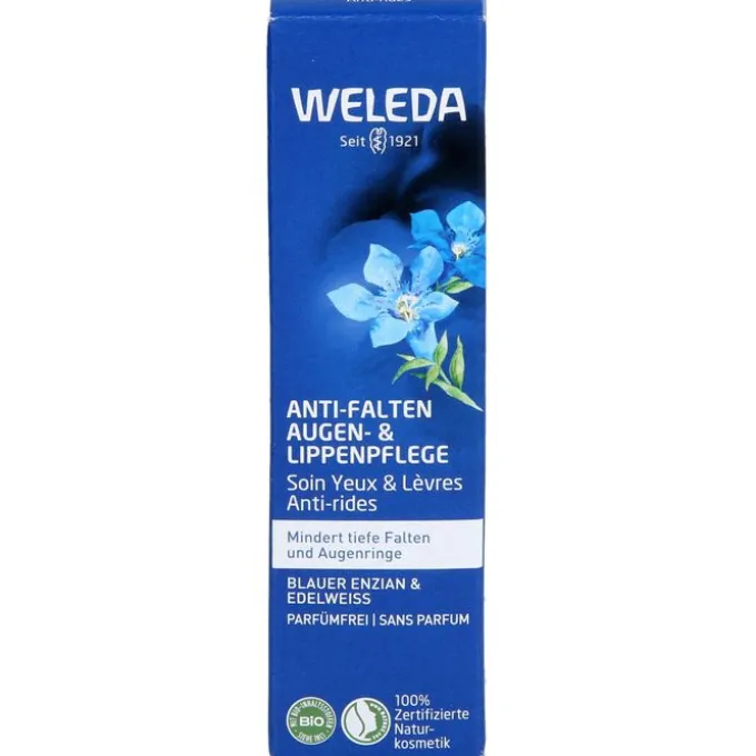 WELEDA Anti-Falten Aug.&Lippenpfl.bl.Enz.&Edelwei. 10 ml