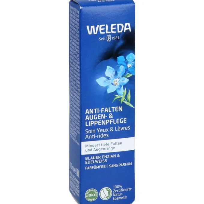 WELEDA Anti-Falten Aug.&Lippenpfl.bl.Enz.&Edelwei. 10 ml