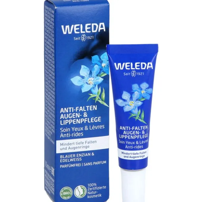 WELEDA Anti-Falten Aug.&Lippenpfl.bl.Enz.&Edelwei. 10 ml