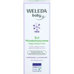 WELEDA baby 3in1 Wundschutzcreme weiße Malve 50 ml