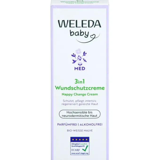 WELEDA baby 3in1 Wundschutzcreme weiße Malve 50 ml