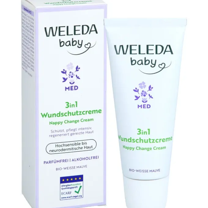 WELEDA baby 3in1 Wundschutzcreme weiße Malve 50 ml