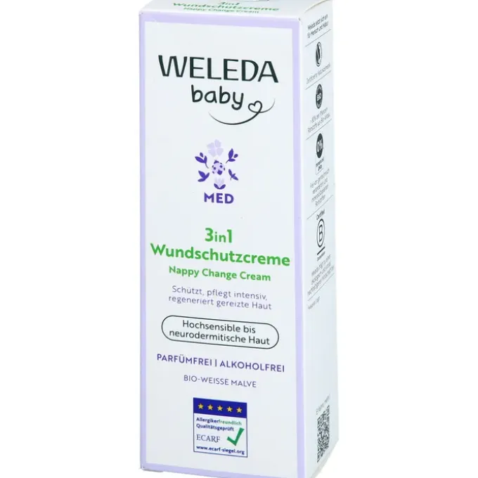 WELEDA baby 3in1 Wundschutzcreme weiße Malve 50 ml