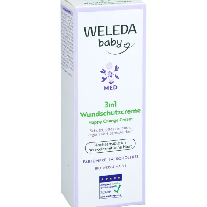 WELEDA baby 3in1 Wundschutzcreme weiße Malve 50 ml