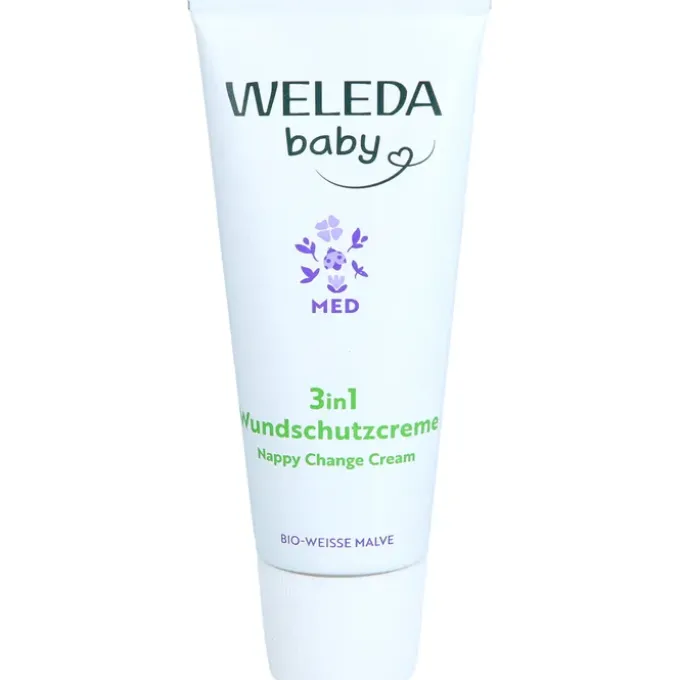 WELEDA baby 3in1 Wundschutzcreme weiße Malve 50 ml