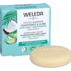 WELEDA festes Shampoo Feuchtigkeit & Glanz 50 g