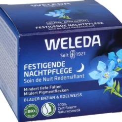 WELEDA festigende Nachtpflege blauer Enzian&Edelw. 40 ml