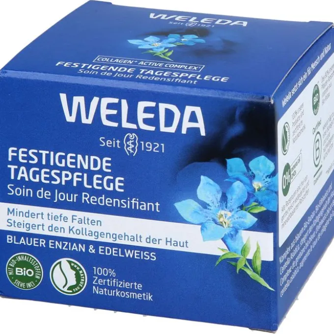 WELEDA festigende Tagespflege blauer Enzian&Edelw. 40 ml