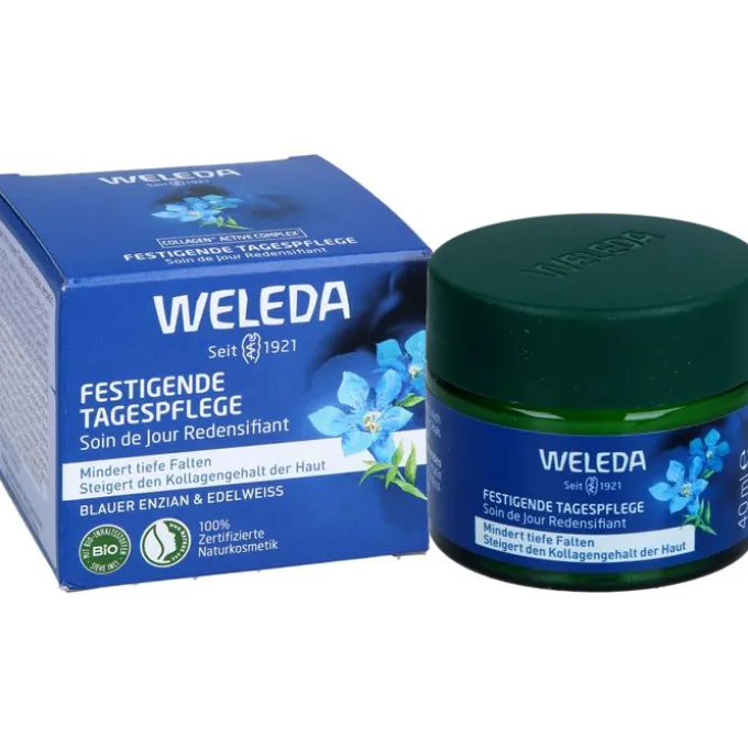 WELEDA festigende Tagespflege blauer Enzian&Edelw. 40 ml