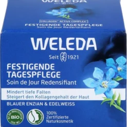 WELEDA festigende Tagespflege blauer Enzian&Edelw. 40 ml