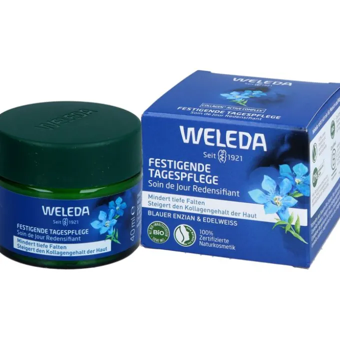 WELEDA festigende Tagespflege blauer Enzian&Edelw. 40 ml