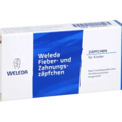 WELEDA Fieber- und Zahnungszäpfchen 10 St
