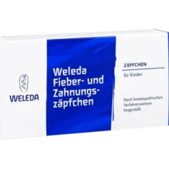 WELEDA Fieber- und Zahnungszäpfchen 10 St