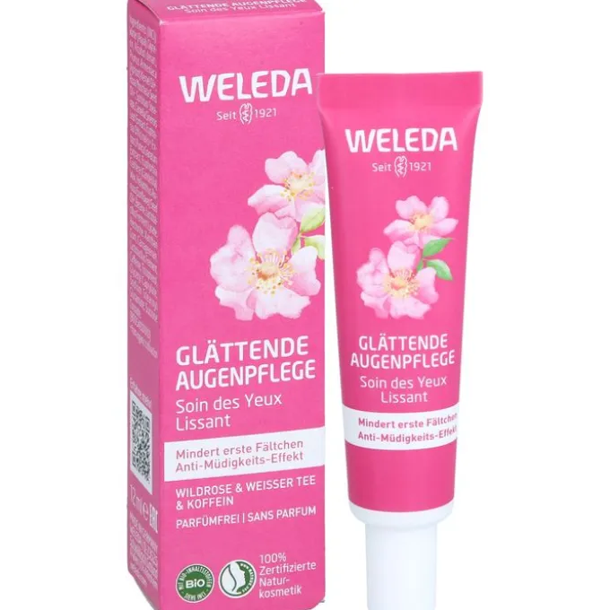 WELEDA glättende Augenpflege Wildrose & weißer Tee 12 ml