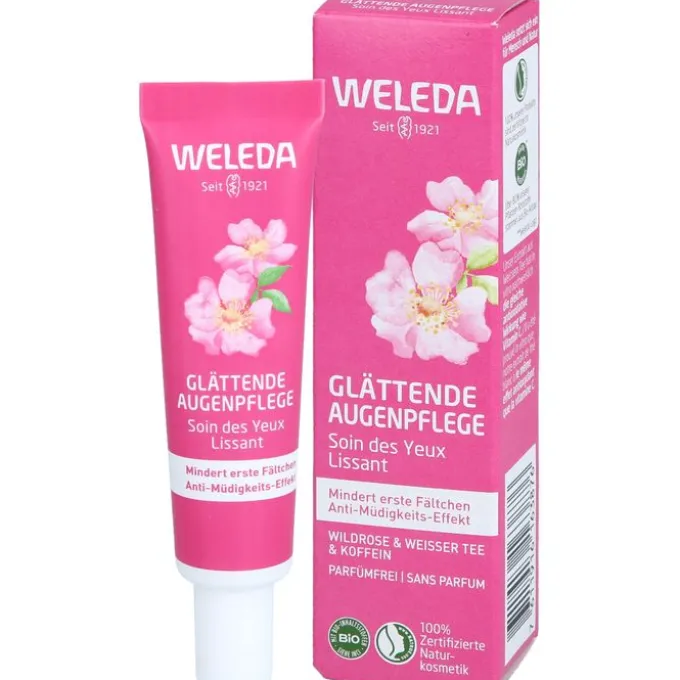 WELEDA glättende Augenpflege Wildrose & weißer Tee 12 ml