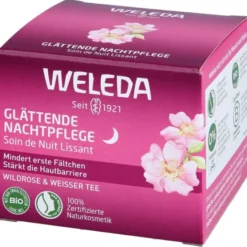 WELEDA glättende Nachtpflege Wildrose & weißer Tee 40 ml