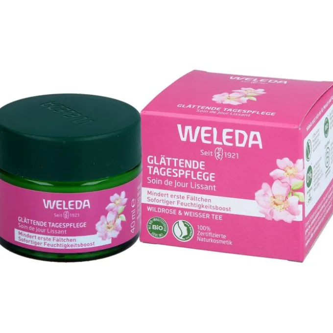 WELEDA glättende Tagespflege Wildrose & weißer Tee 40 ml