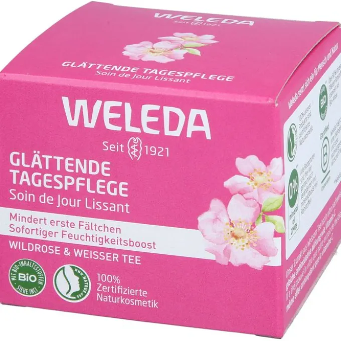 WELEDA glättende Tagespflege Wildrose & weißer Tee 40 ml
