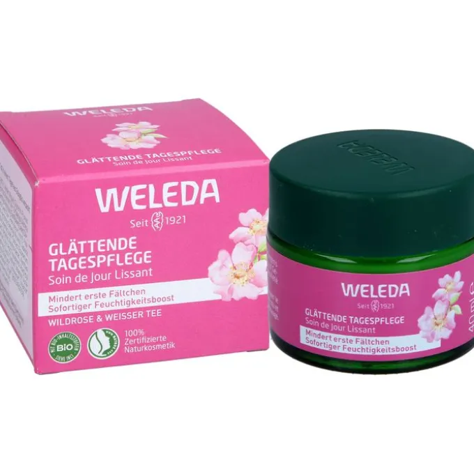 WELEDA glättende Tagespflege Wildrose & weißer Tee 40 ml