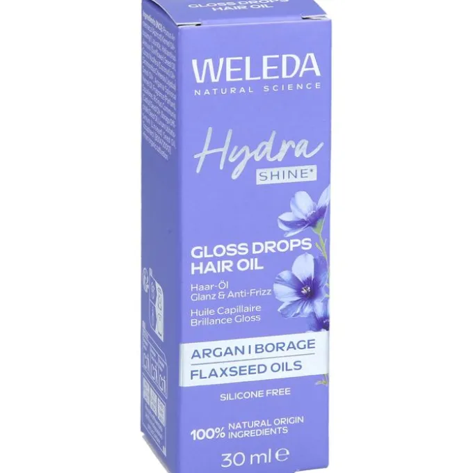 WELEDA HydraShine Gloss Drops Haar-Öl 30 ml