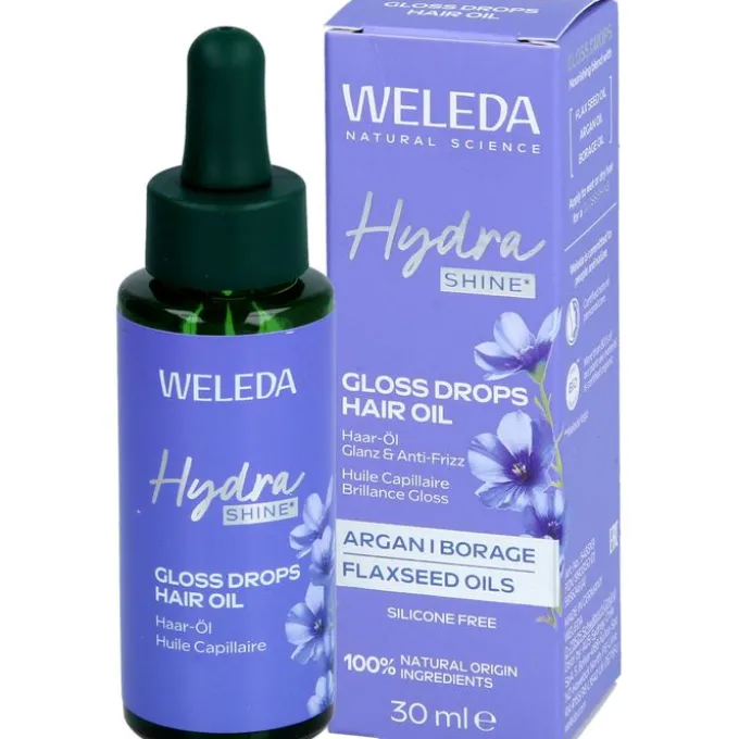 WELEDA HydraShine Gloss Drops Haar-Öl 30 ml