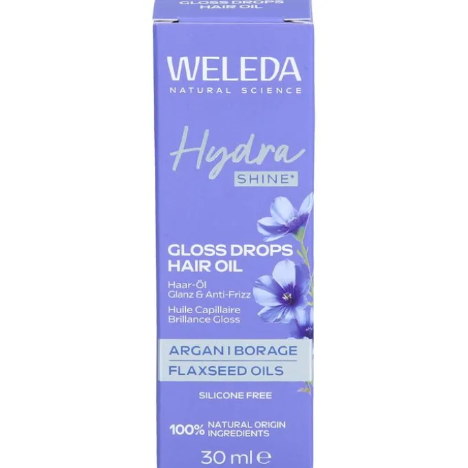 WELEDA HydraShine Gloss Drops Haar-Öl 30 ml