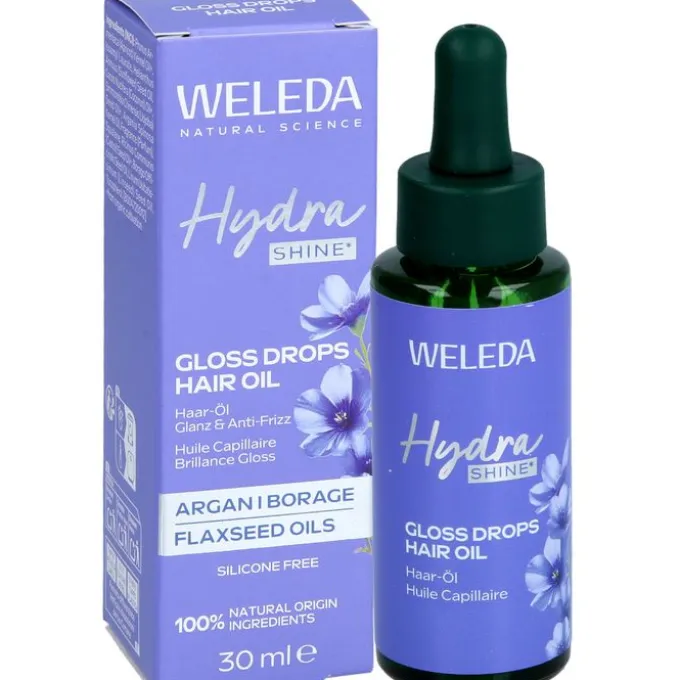WELEDA HydraShine Gloss Drops Haar-Öl 30 ml