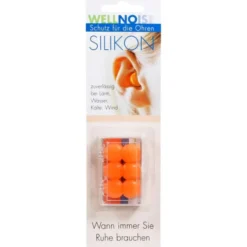 WELLNOISE Ohrenstopfen orange Blister 6 St