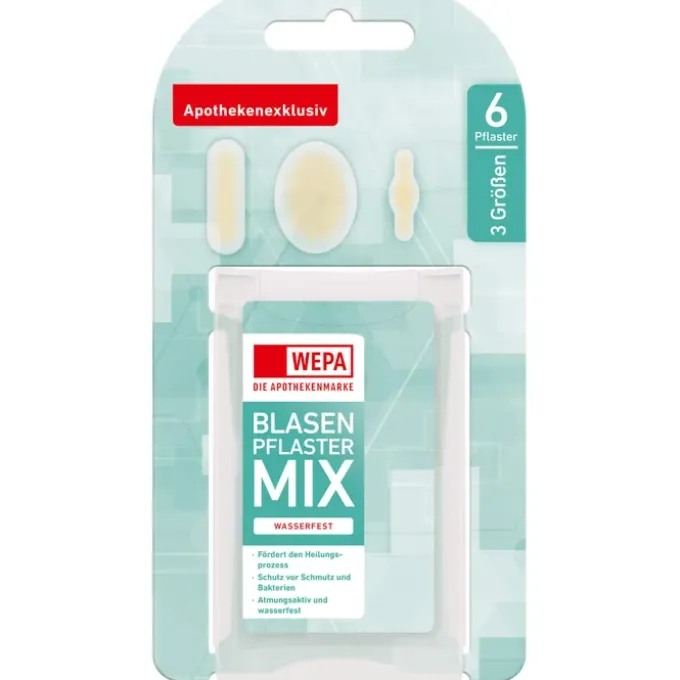 WEPA Blasenpflaster Mix 3 Größen 6 St