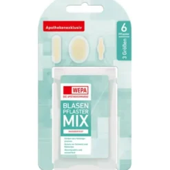 WEPA Blasenpflaster Mix 3 Größen 6 St