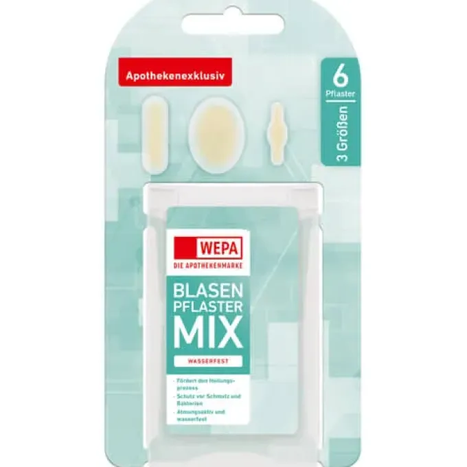 WEPA Blasenpflaster Mix 3 Größen 6 St