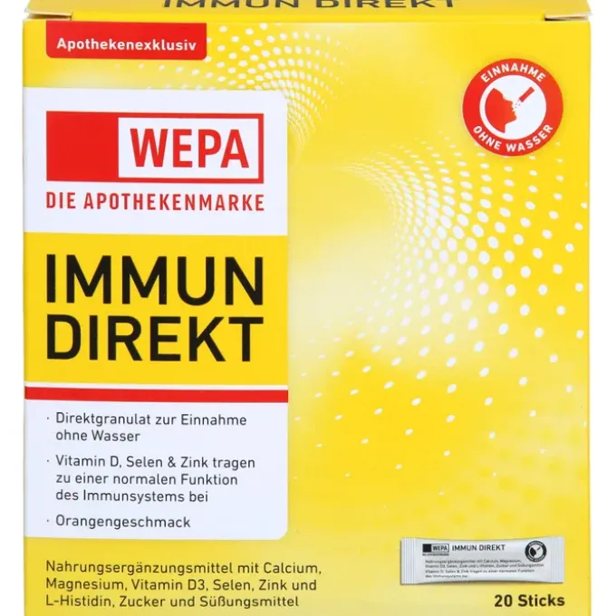 WEPA Immun Direkt Sticks Pulver 20 Stück