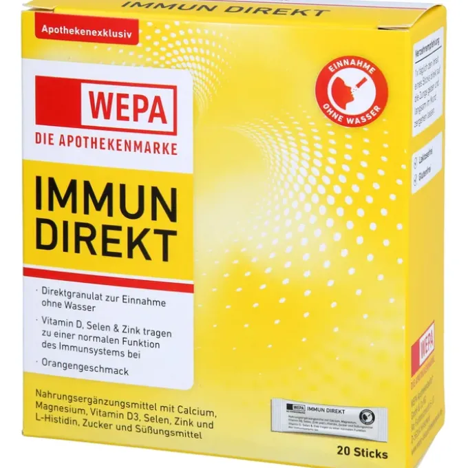 WEPA Immun Direkt Sticks Pulver 20 Stück