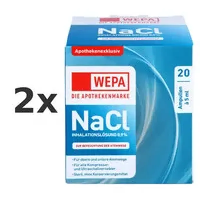 WEPA Inhalationslösung NaCl 0,9% Set 2x100ml