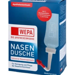 WEPA Nasendusche mit 10x2,95 g Nasenspülsalz 1 P