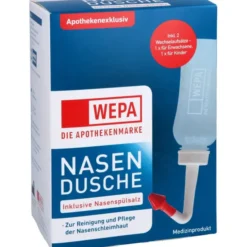 WEPA Nasendusche mit 10x2,95 g Nasenspülsalz 1 P