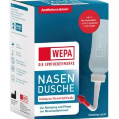 WEPA Nasendusche mit 10x2,95 g Nasenspülsalz 1 P