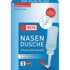 WEPA Nasendusche mit 10x2,95 g Nasenspülsalz 1 P