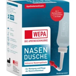WEPA Nasendusche mit 10x2,95 g Nasenspülsalz 1 P