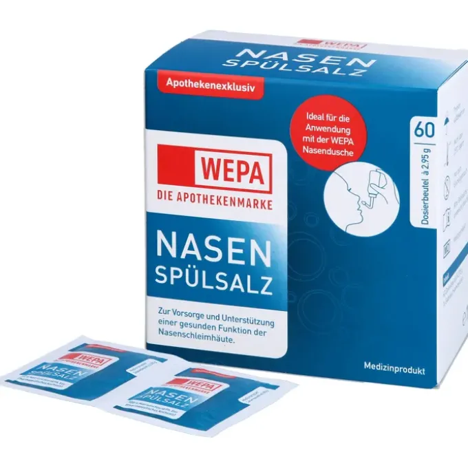 WEPA Nasenspülsalz 60X2,95 g