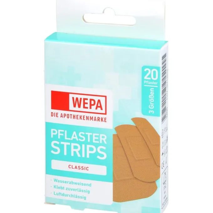 WEPA Pflasterstrips Classic wasserabweis.3 Größen 20 St