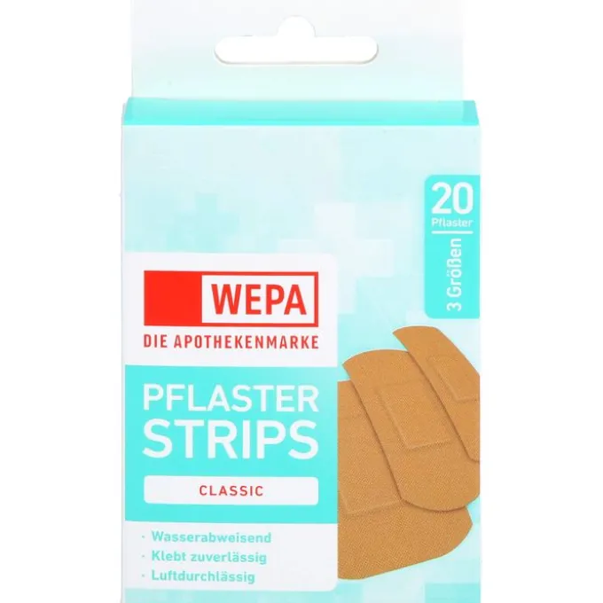 WEPA Pflasterstrips Classic wasserabweis.3 Größen 20 St