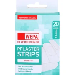 WEPA Pflasterstrips sensitiv 3 Größen 20 St