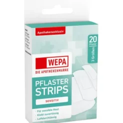 WEPA Pflasterstrips sensitiv 3 Größen 20 St