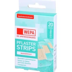 WEPA Pflasterstrips wasserfest 3 Größen 20 St