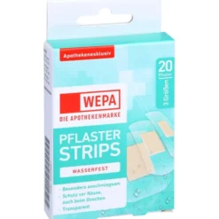 WEPA Pflasterstrips wasserfest 3 Größen 20 St