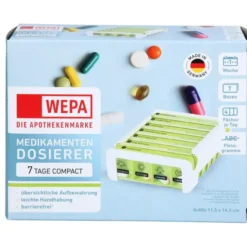 WEPA 7 Tage Compact Wochenmagazin weiß/grün 1 St
